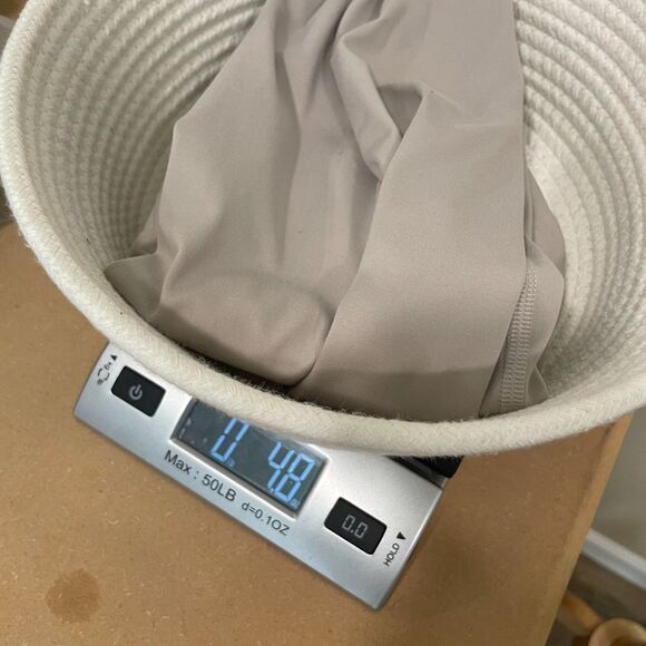 Gymshark Light Gray Leggings Workout Size Small Athleisure Stretchy Logo - Picture 9 of 9